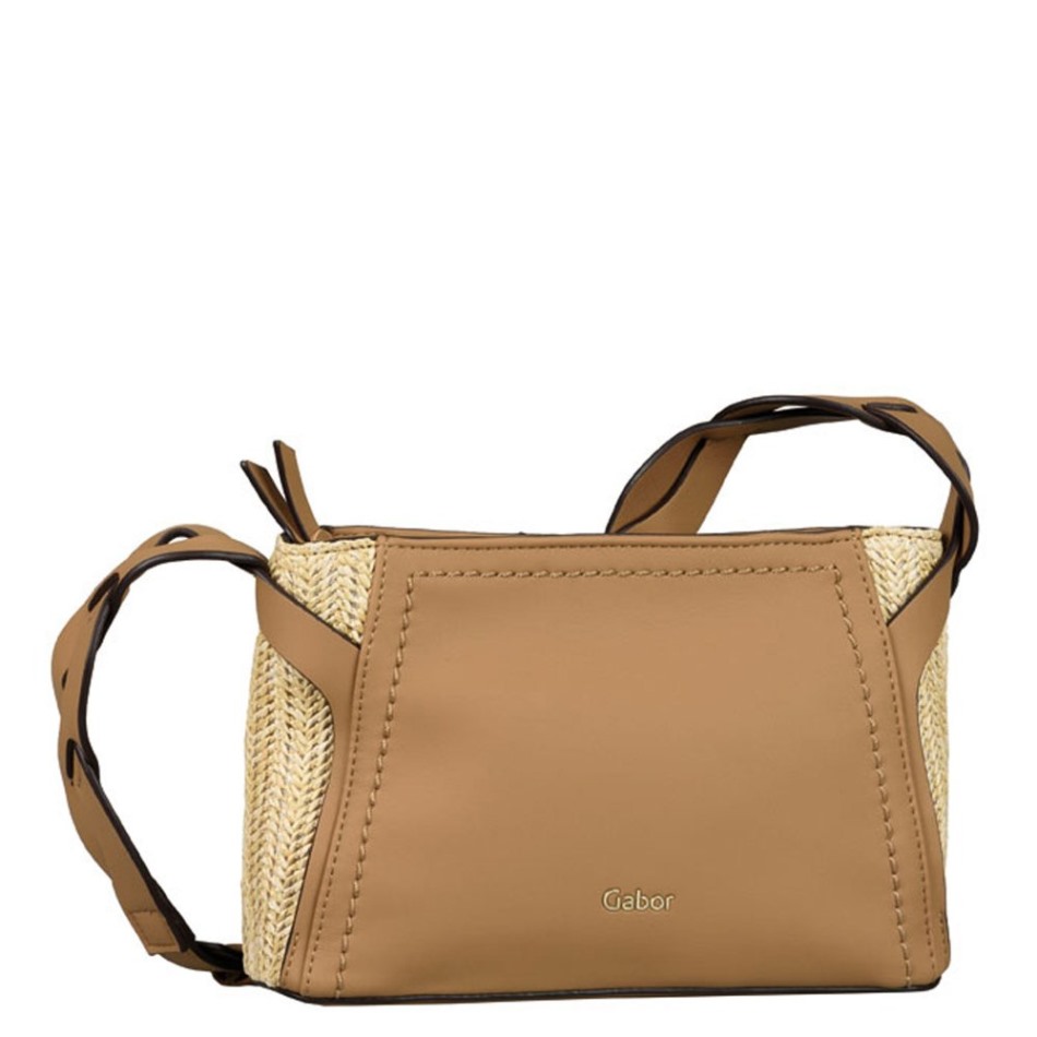 Beige Tan Carlotta Mesdames Messenger Sac à Main Gabor | Exclusif
